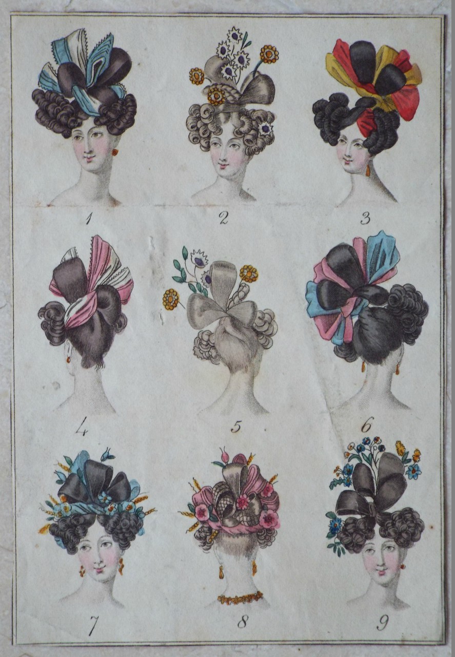 Print - (Regency ladies' hair styles)